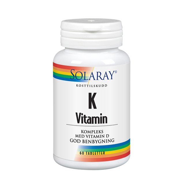 Solaray vitamin K kompleks 60 tabletter-velbehag