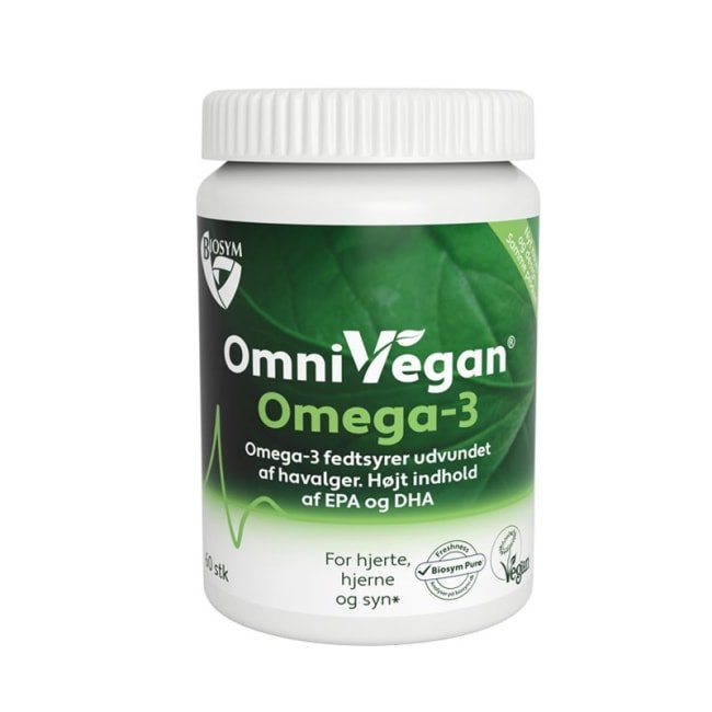 Biosym OmniVegan omega-3 60 kaps-velbehag