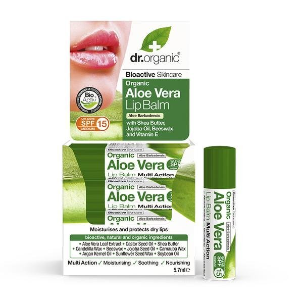 Dr. Organic aloe vera lip balm 5