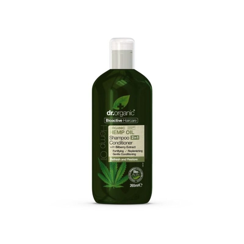 Dr. Organic hemp oil shampoo og conditioner 2 in 1 265 ml-velbehag