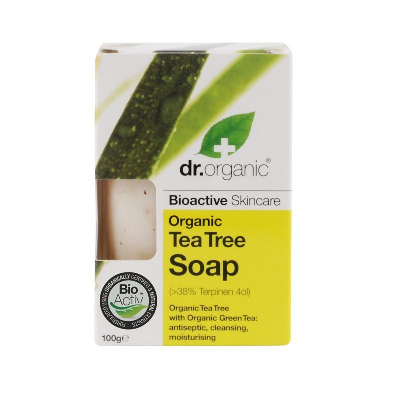 Dr. organic tea tree soap 100 gr-velbehag