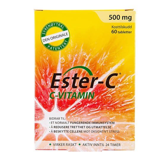 Ester-C 500 mg 60 tab-velbehag