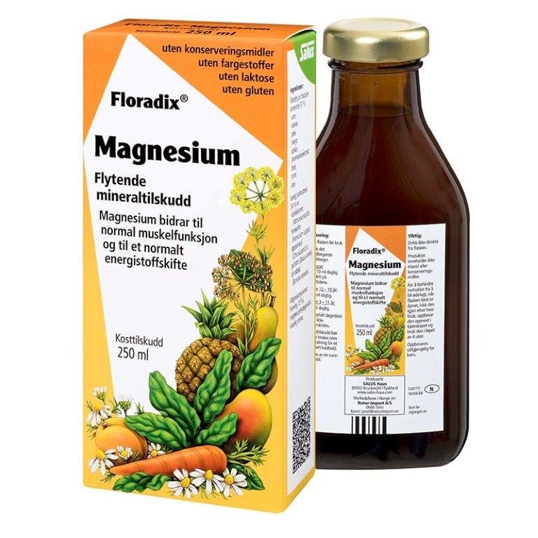 Floradix magnesium 250 ml-velbehag
