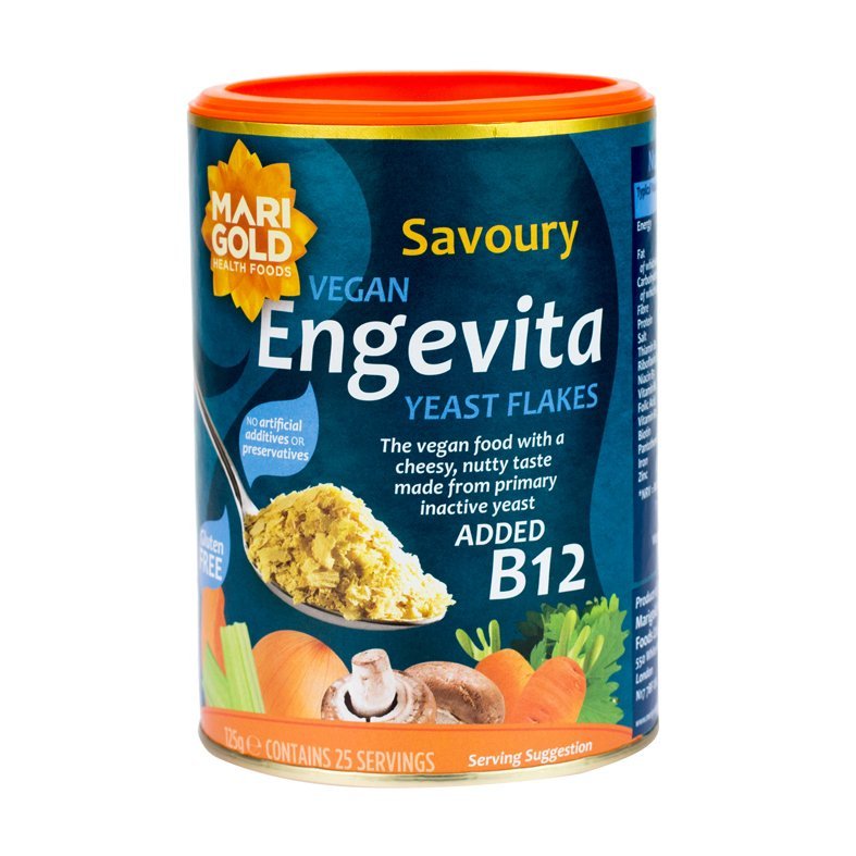 Marigold engevita yeast flakes med B12 100 g-velbehag