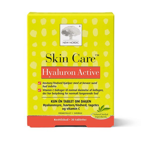New Nordic Skin Care Hyaluron Active 30 tab-velbehag