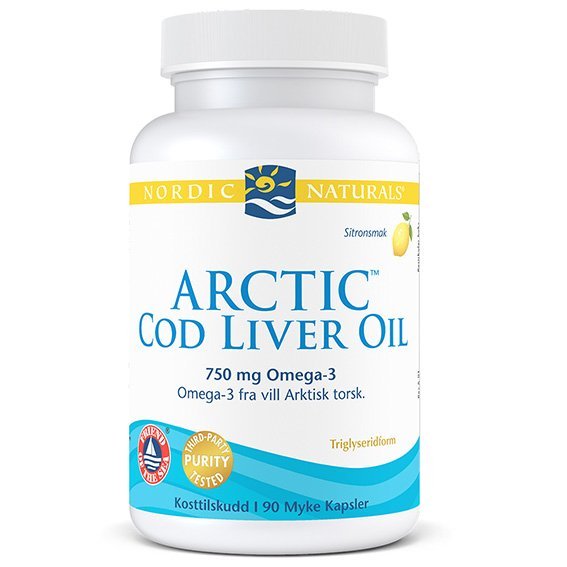 Nordic Naturals arctic cod liver oil 90 kap-velbehag