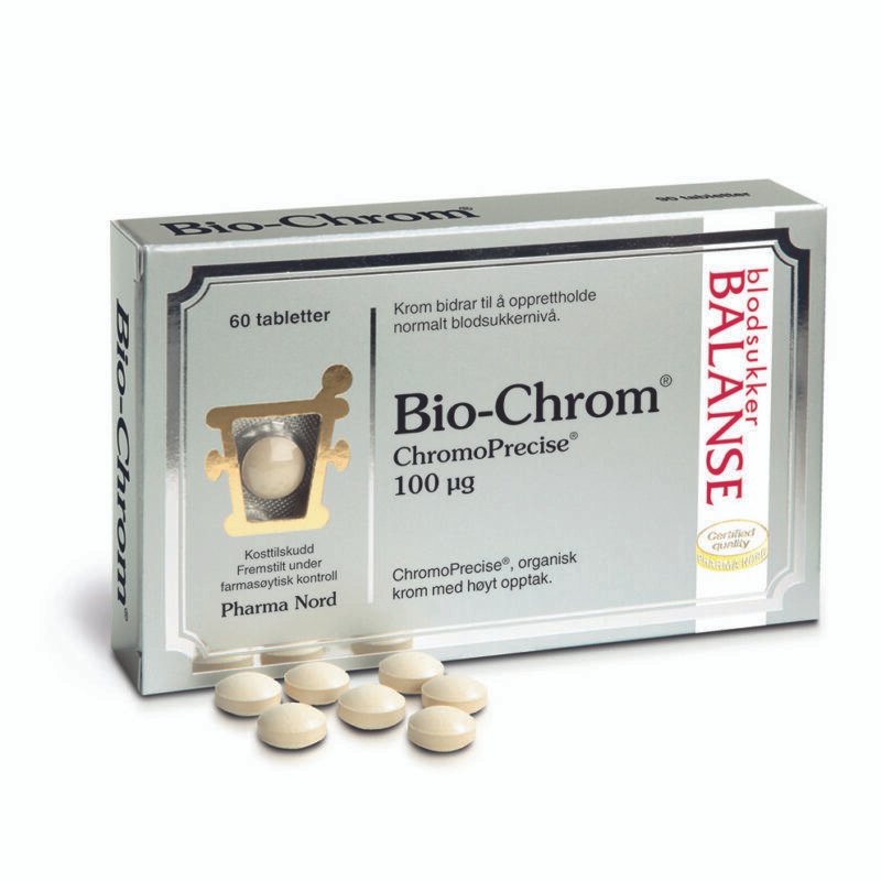 Pharma Nord bio-chrom 100 µg 60 tabletter-velbehag