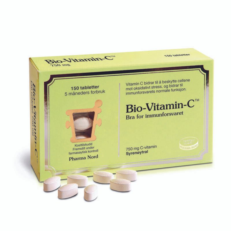 Pharma Nord bio-vitamin-c 750 mg 150 tab-velbehag