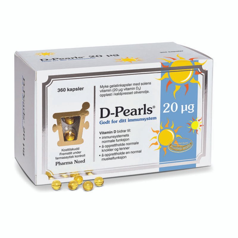 Pharma Nord d-pearls 20µg 360 kap-velbehag