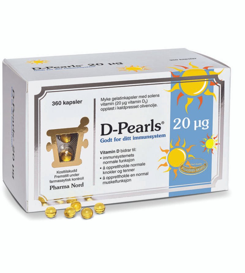Pharma Nord d-pearls 20µg 360 kap-velbehag