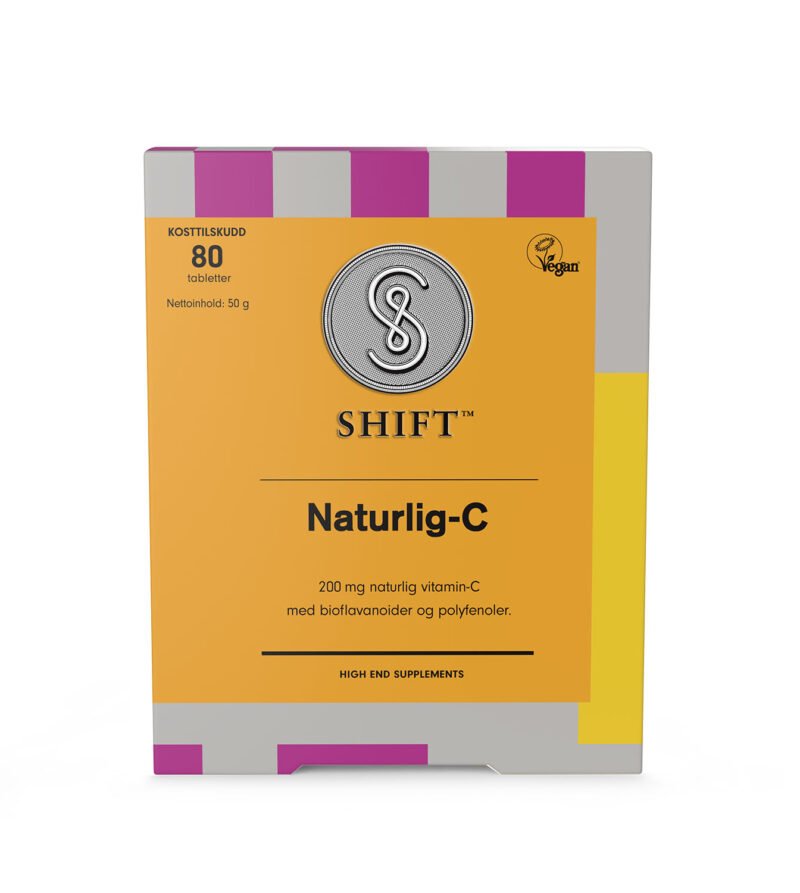SHIFT Naturlig-C 80 tabletter-velbehag