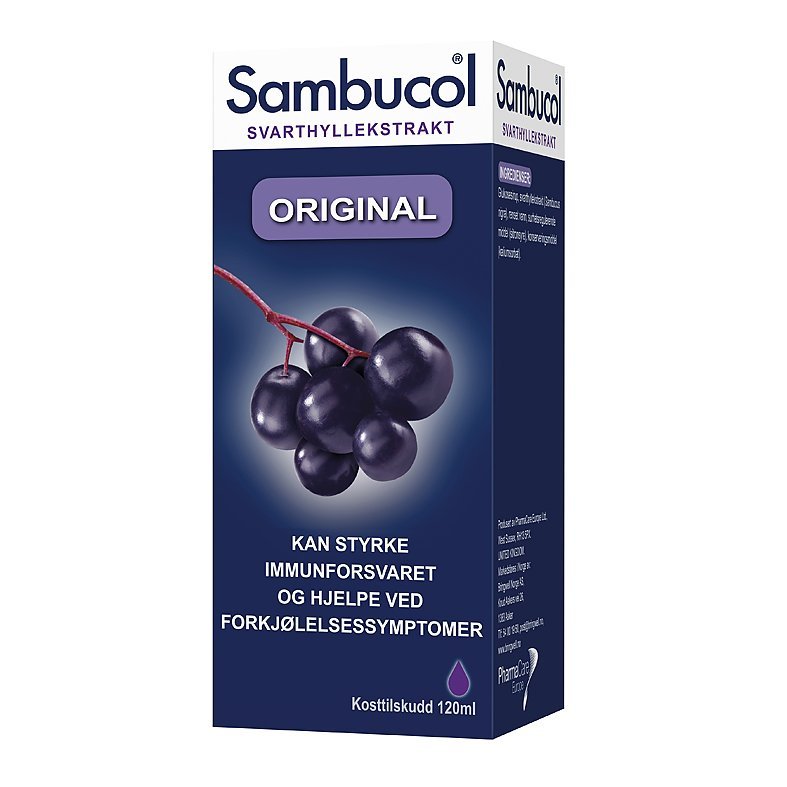Sambucol original flytende 120 ml-velbehag