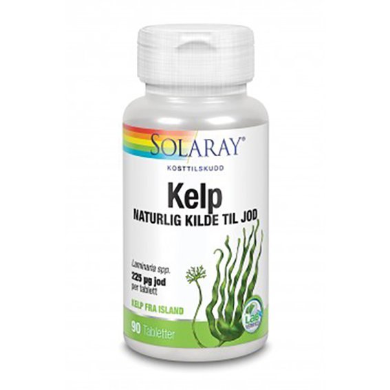 Solaray kelp 45 mg 90 tabletter-velbehag