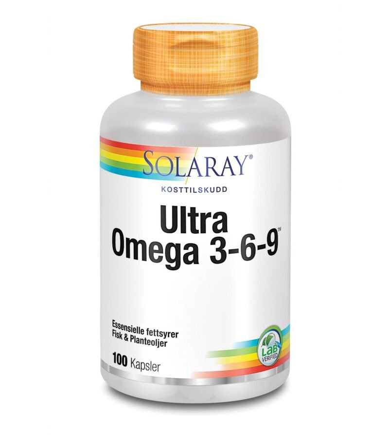 Solaray ultra omega 3-6-9 100 kapsler-velbehag