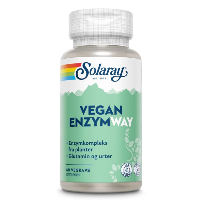Solaray vegan enzymway 60 kapsler-velbehag