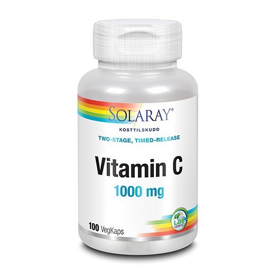 Solaray vitamin C 1000 mg 100 kapsler-velbehag