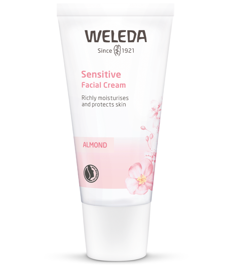 Weleda mandel soothing facial cream 30ml-velbehag